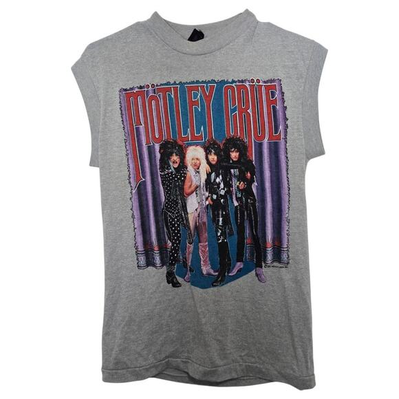 Vintage Medium Motley Crue Theatre of Pain Original World Tour Tank Shirt 1985